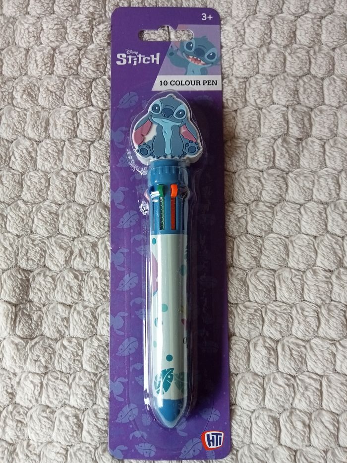 Stylo 10 couleurs Stitch