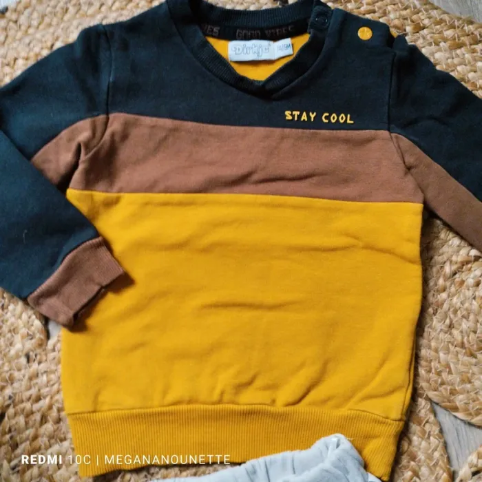 🧸 Ensemble Bébé 9 Mois – Dirkje & C&A 🌈 Style Urbain & Confort – Parfait État - photo numéro 4