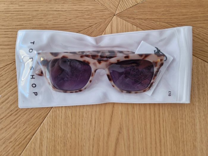 Lunettes de soleil Topshop – Écaille crème - photo numéro 3