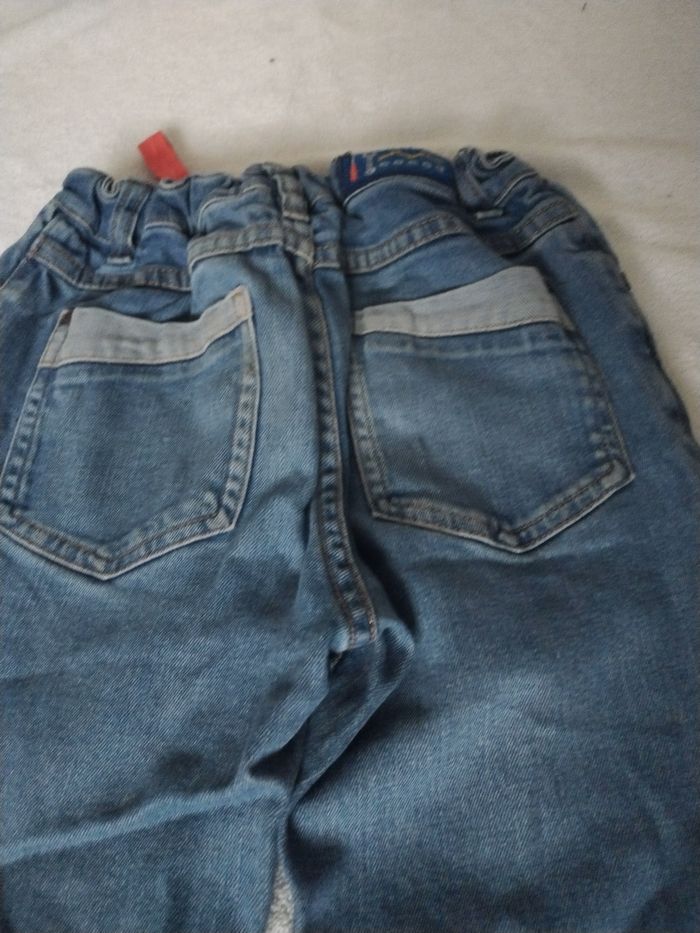 Jean garçon slim  sergent major bleu 10 ans - photo numéro 4