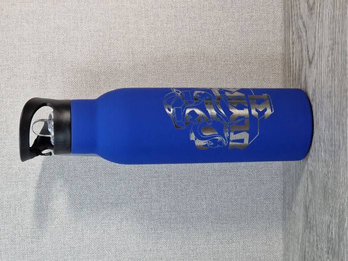 Gourde Isotherme 500ml Bleu Fonçé Avec Paille - Ulysses 31 - photo numéro 3