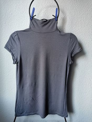 Tee Shirt col roulé gris CAMAIEU
