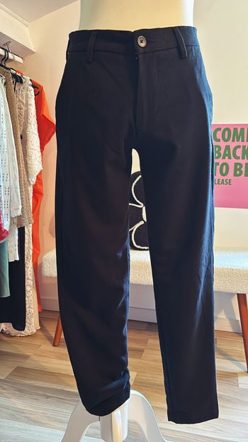 Pantalon à pince noir Bershka T36