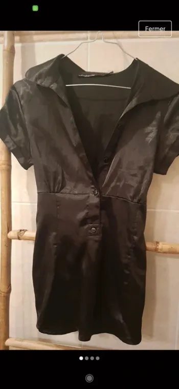 Top de fête 🥂noir brillant 36 La mode est à vous