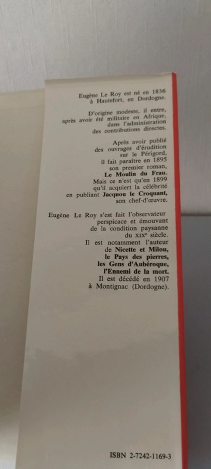 Jacquou le croquant Eugène Le Roy - photo numéro 3