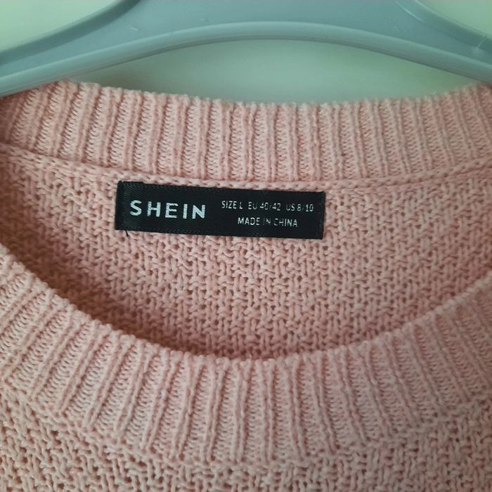 🌸 Pull rose texturé SHEIN - Taille L - photo numéro 4