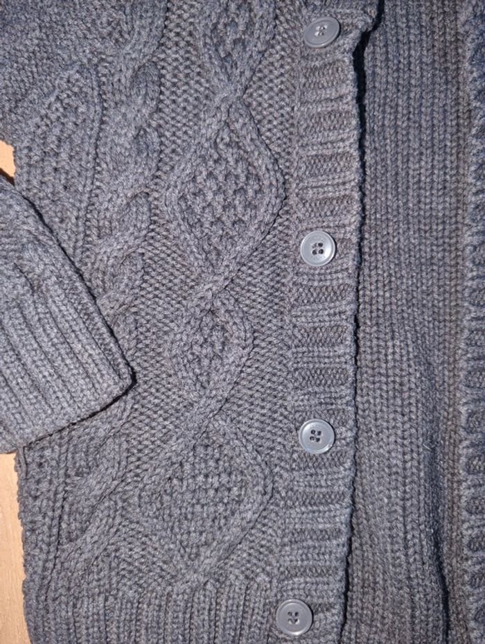Magnifique gilet torsadé Jacadi 3 ans - photo numéro 2