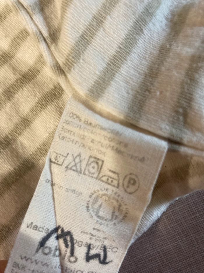 Haut cache-cœur Iobio en velours bio - Taille 50/56 (0-3 mois) - photo numéro 6