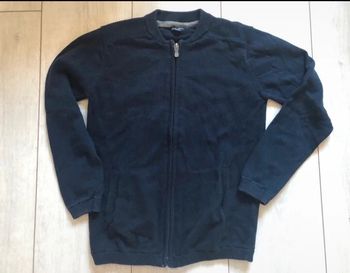 Pull garçon bleu marine 10 ans