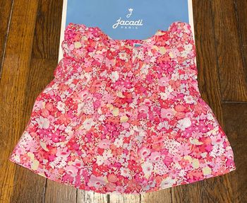 blouse liberty Jacadi 6 mois