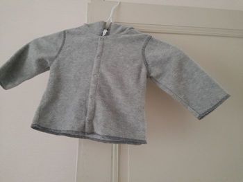 Gilet à capuche polaire garcon hiver