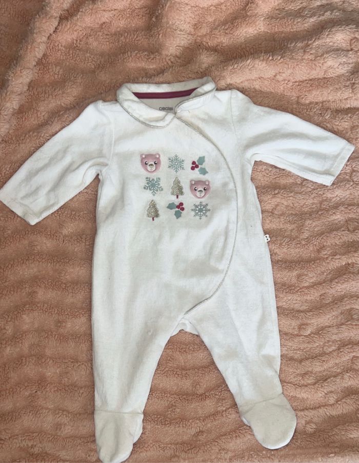 Pyjama blanc 3 mois