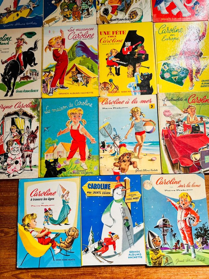 Lot rare intégrale Caroline 15 livres bd Grands albums Pierre Probst Hachette Jeunesse - photo numéro 2