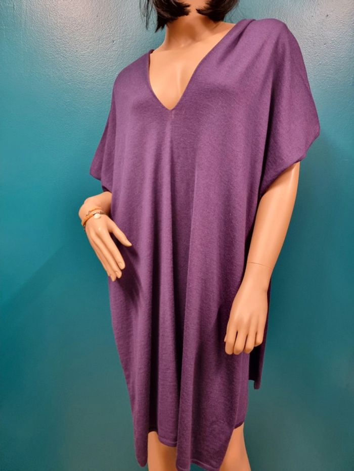 Stefanel robe multiples violet * taille L * - photo numéro 3