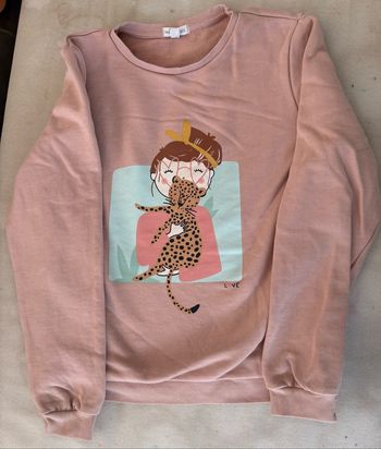 Sweat fille avec tigre 140