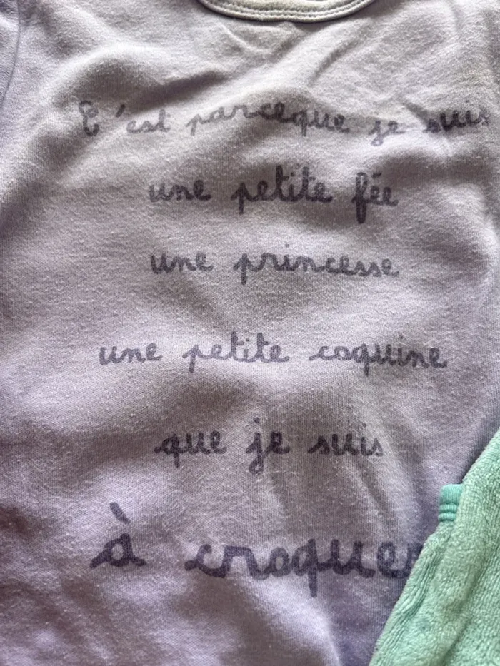 Lot 2 pyjamas 36mois petit béguin - photo numéro 4