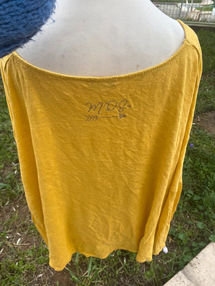 Top oversize lin jaune mino du Sud - photo numéro 2