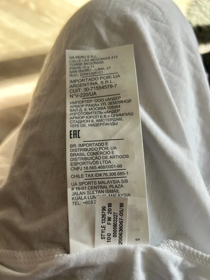 T-shirt Blanc Under Armour XL - photo numéro 7