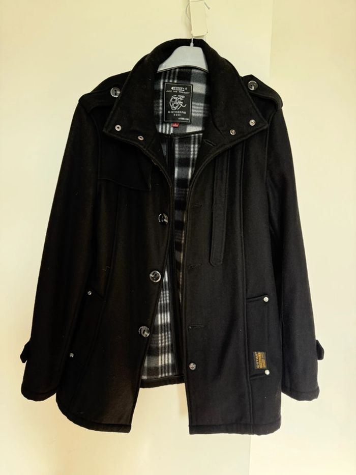 Manteau blouson G Star taille L couleur noir homme très bon état