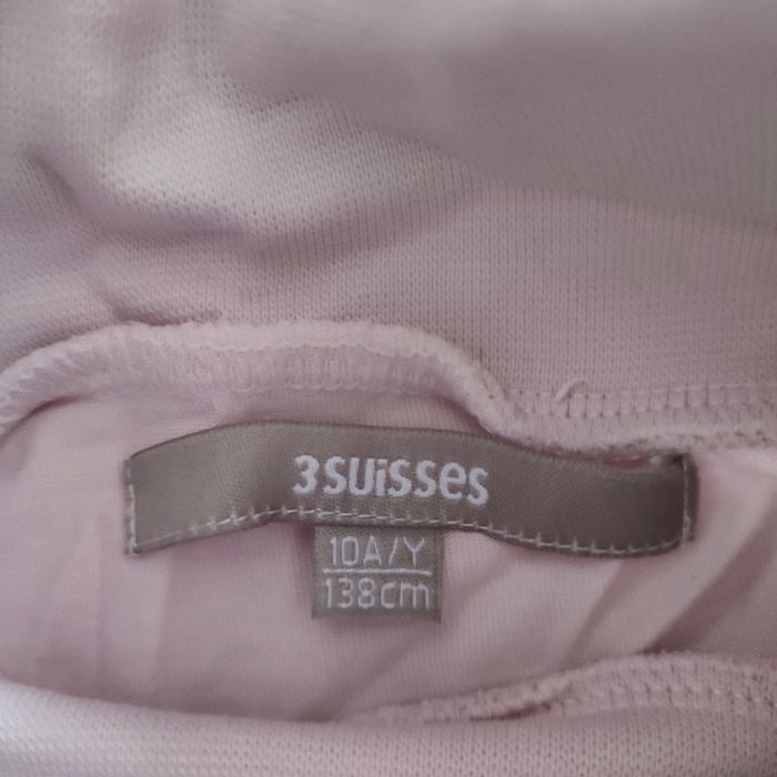 Sous pull 10 ans rose pâle Les 3 Suisses - photo numéro 2
