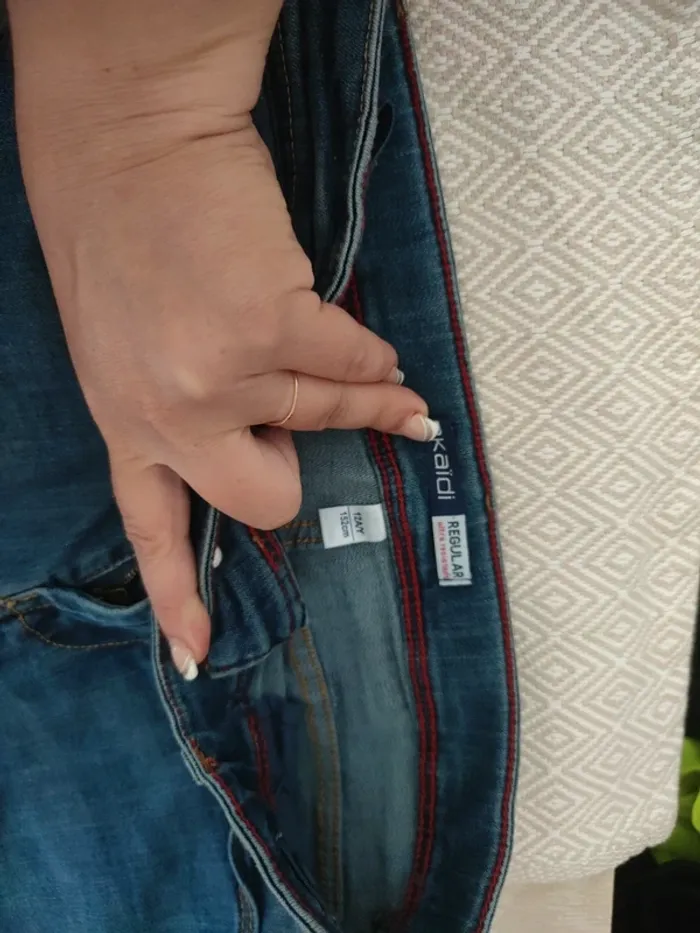 Jeans okaidi regular ultra résistant 12 ans - photo numéro 3