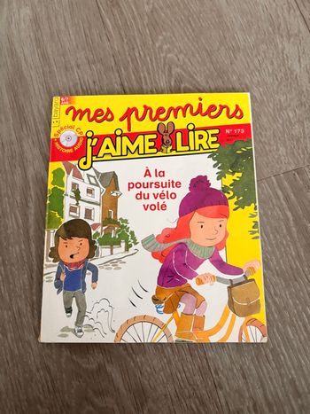 Livre j’aime lire à la poursuite du vélo volé