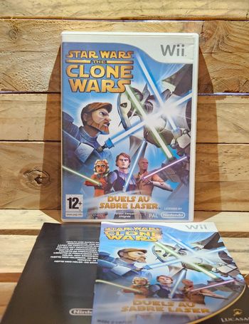 Nintendo Wii # Star Wars The Clones Wars Duels Au Sabre Laser #