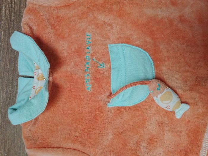 Pull et tshirt intégré orange poisson mixte - photo numéro 2