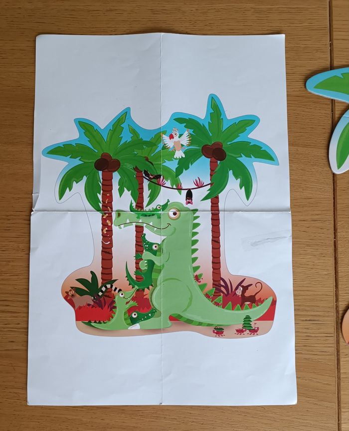 Puzzle contour Scratch "Maman crocodile et ses bébés" 3 ans + - photo numéro 10