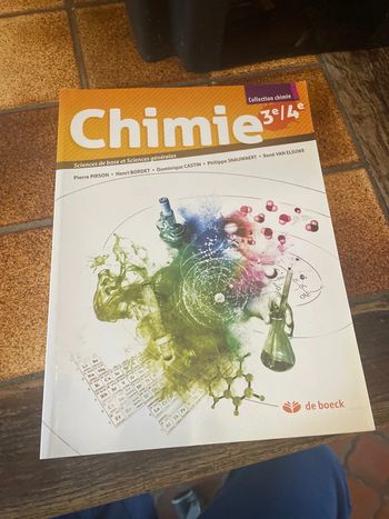 Chimie 3e/4e (belge) - Sciences de base et sciences générales
