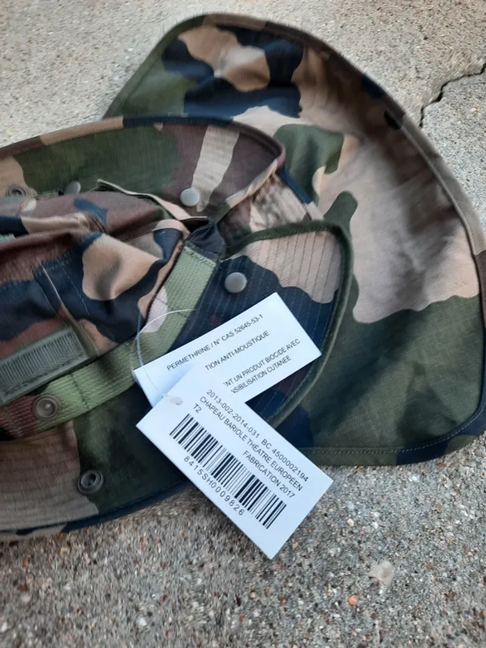 Chapeau militaire camouflage neuf taille 2 - photo numéro 7