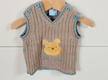 Pull sans manche garçon 6 mois Disney Winnie