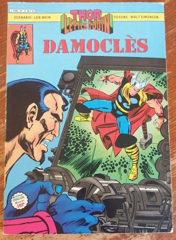 Comics Thor Le fils d'Odin - Damoclès - 24 - Marvel - 1984 - Aredit
