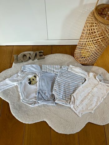 Lot 4  bodies manche longue 3 mois