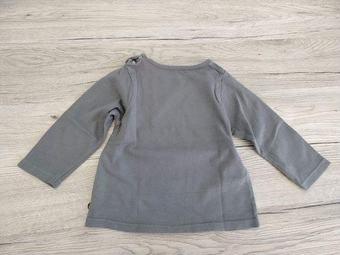 Tee-shirt manches longues fille 9 mois - photo numéro 2