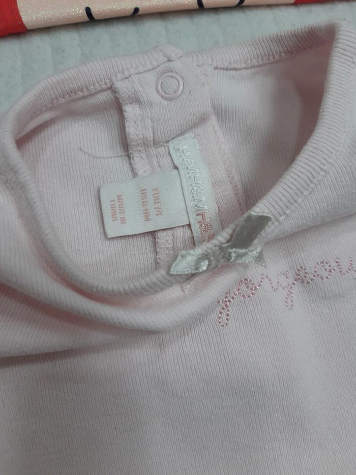 Lot de 3 tee-shirts manches longues 74 cm - photo numéro 7