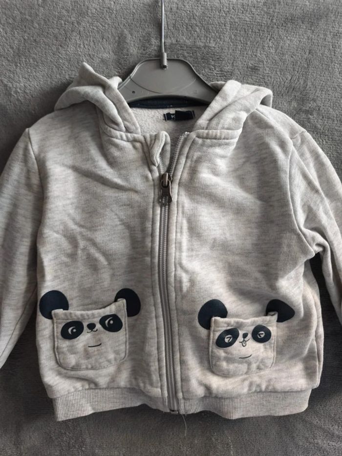 Gilet Motif panda 18 mois