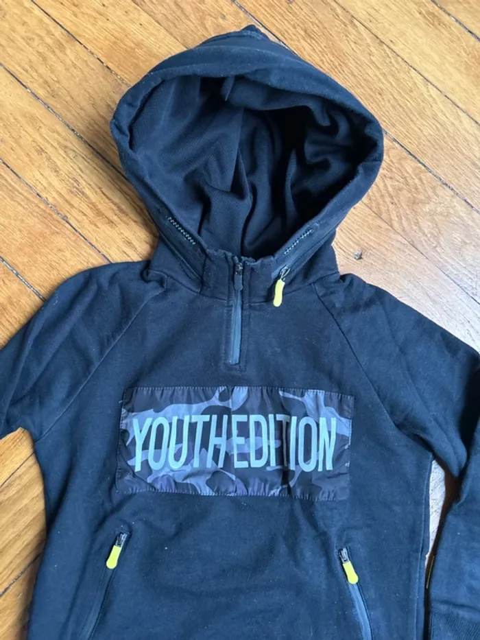 Magnifique pull chaud à capuche, 7 ans, Zara - photo numéro 2