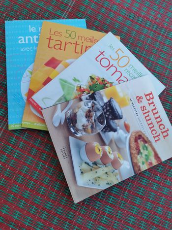 Lot de 4 livres de recettes France Loisirs