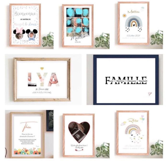 Affiches personnalisées