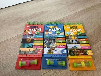 Lot de 3 quiz pour enfants 