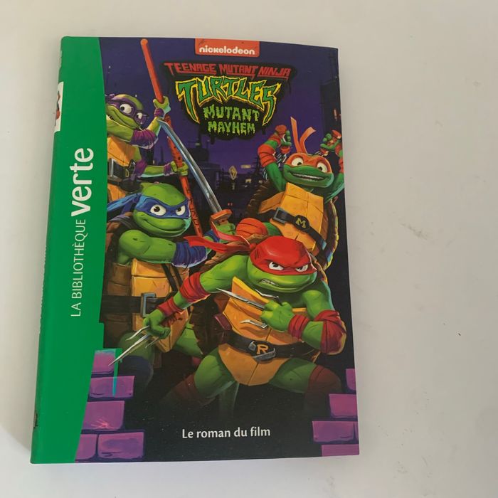 Livre tortues ninja
