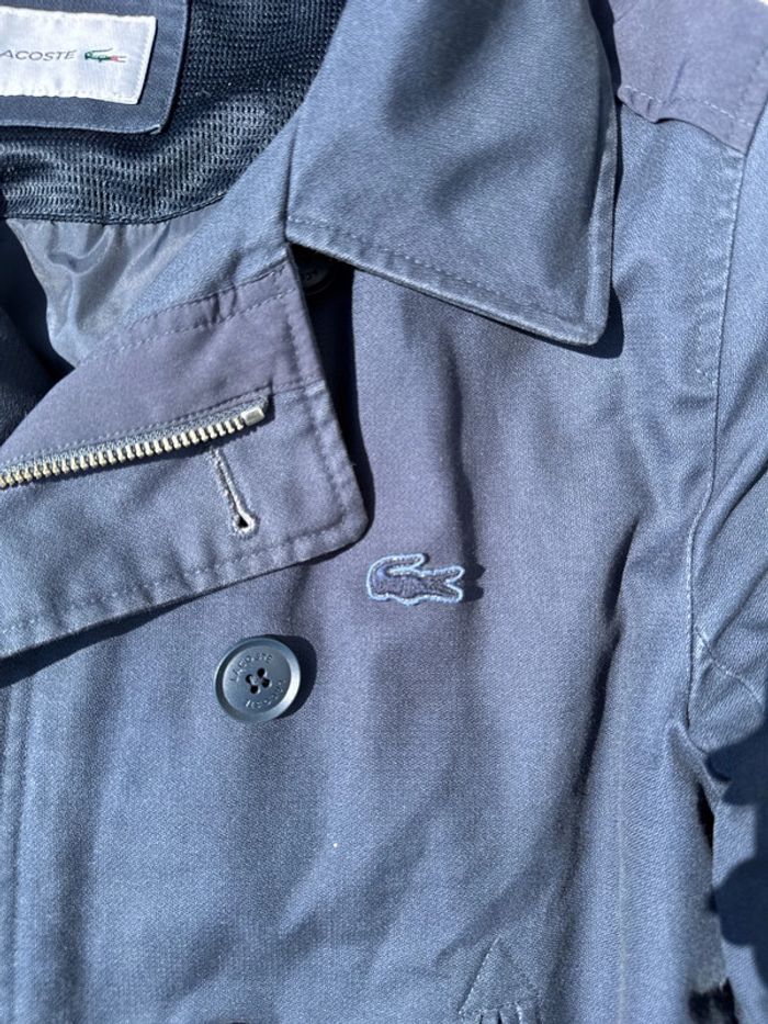 Manteau Lacoste bleu marine – Taille M – Élégant et sobre - photo numéro 3