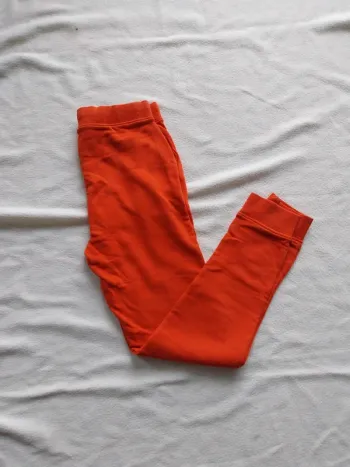 Bas de jogging leger orange brique T12A