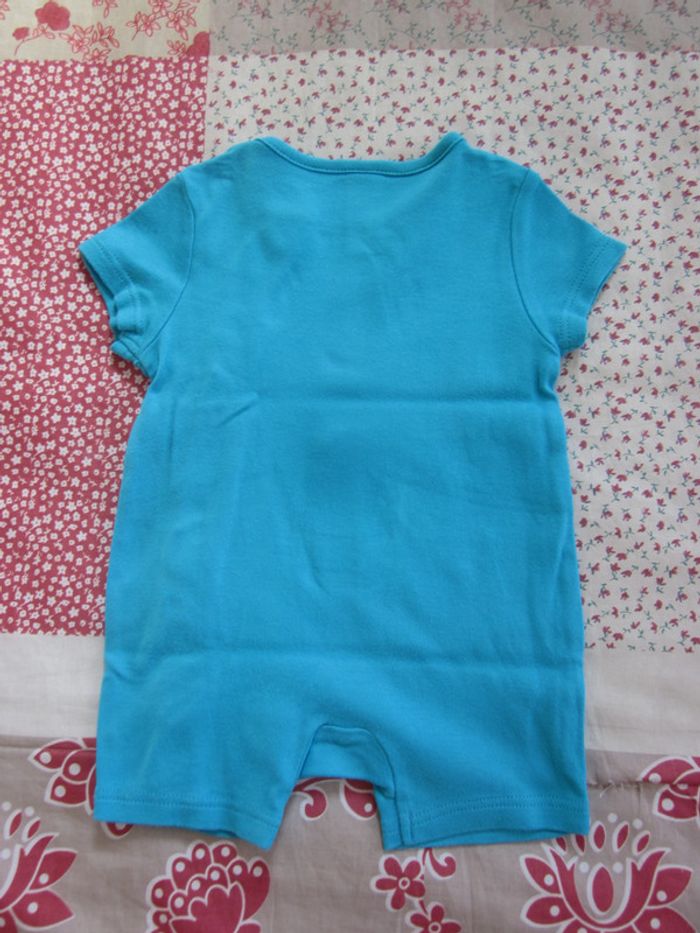 Barboteuse bleue turquoise 3 mois - photo numéro 2