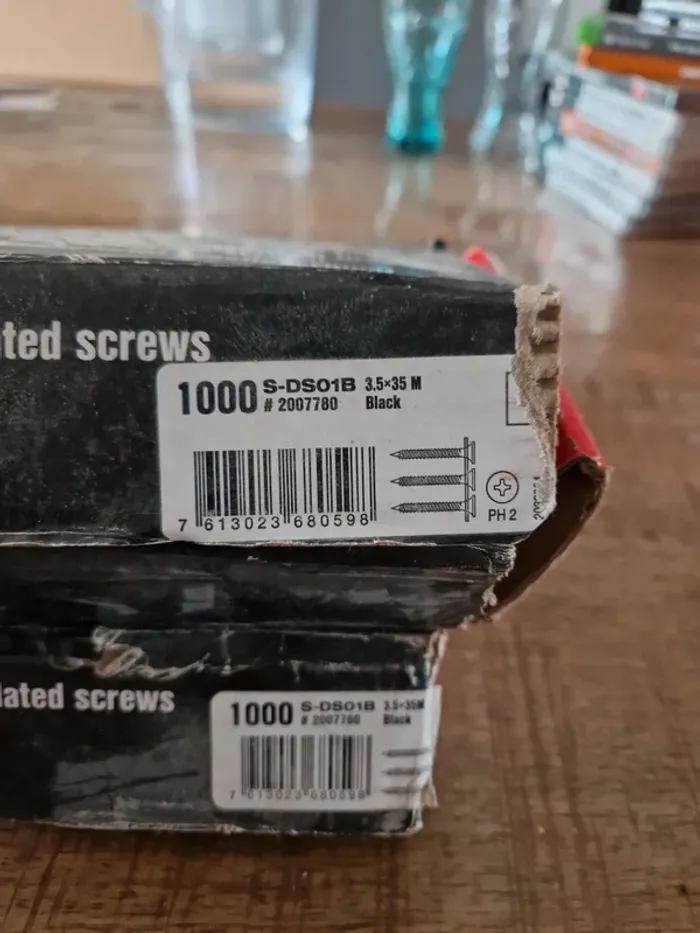 2 boites de 1000 vis hilti à bande - photo numéro 2