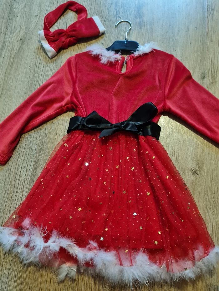 Robe de Noël 3 ans + bandeaunoel - photo numéro 4