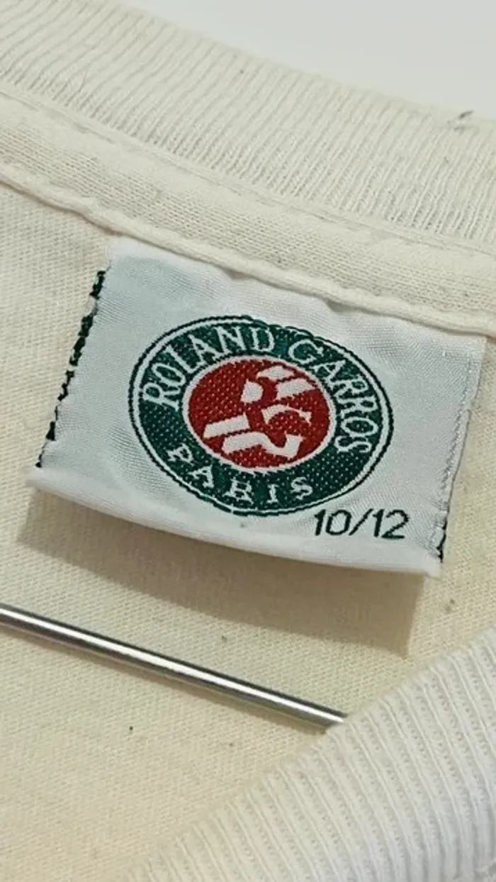 Tee shirt mixte Roland Garros - photo numéro 3