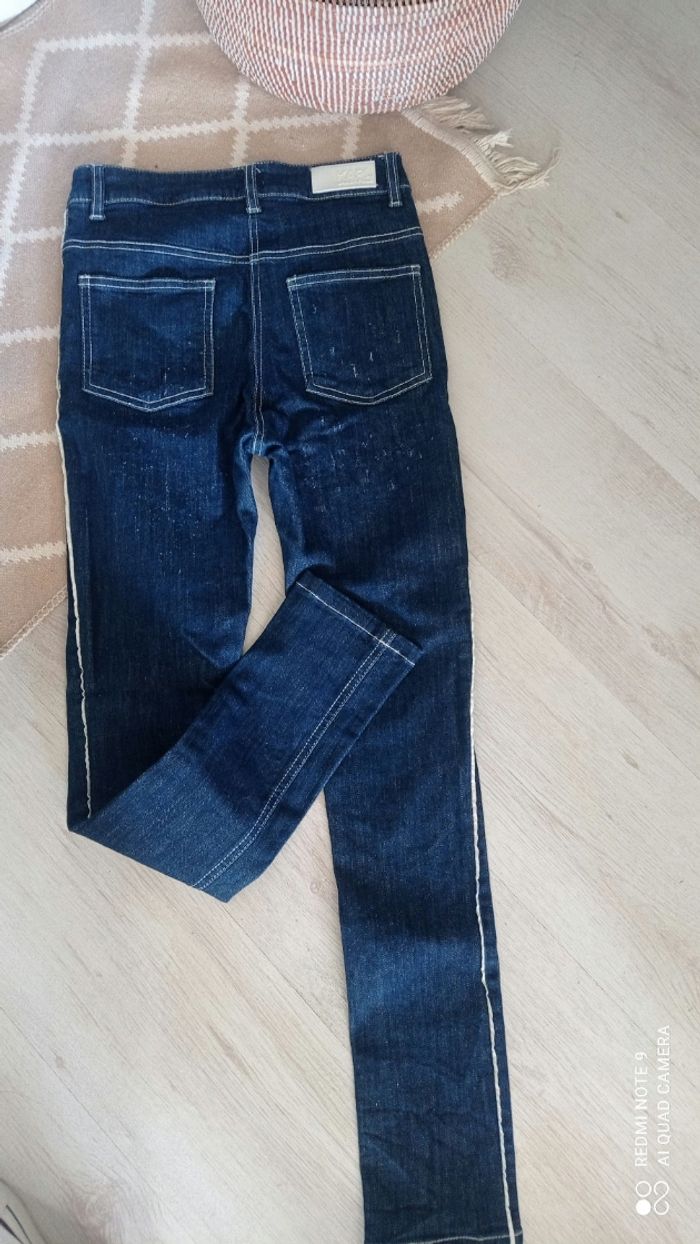 Jean slim Karl Lagerfeld taille haute 14 ans ou Xs - photo numéro 4