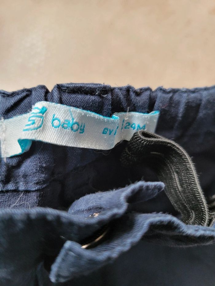 Pantalon bleu gemo 24 mois 2 ans - photo numéro 3